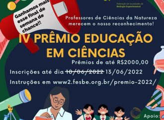 IV PRÊMIO EDUCAÇÂO EM CIÊNCIAS